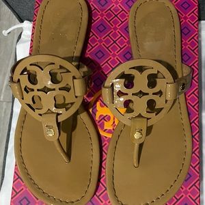 Tory Burch Patent Miller’s in Sand color
